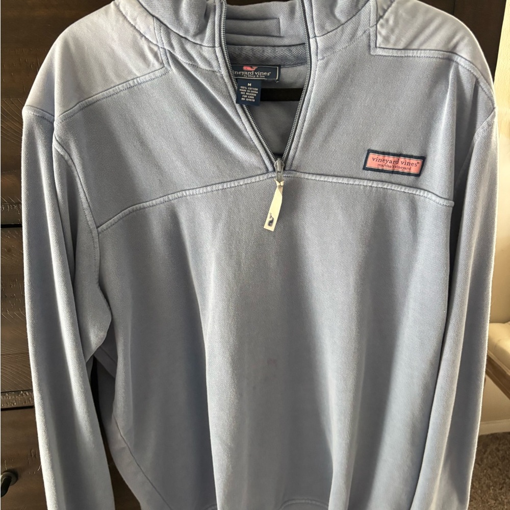 Vineyard Vines Gray Sweatshirt with Logo Patch